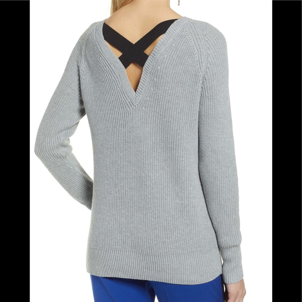 Halogen Cross Back Sweater